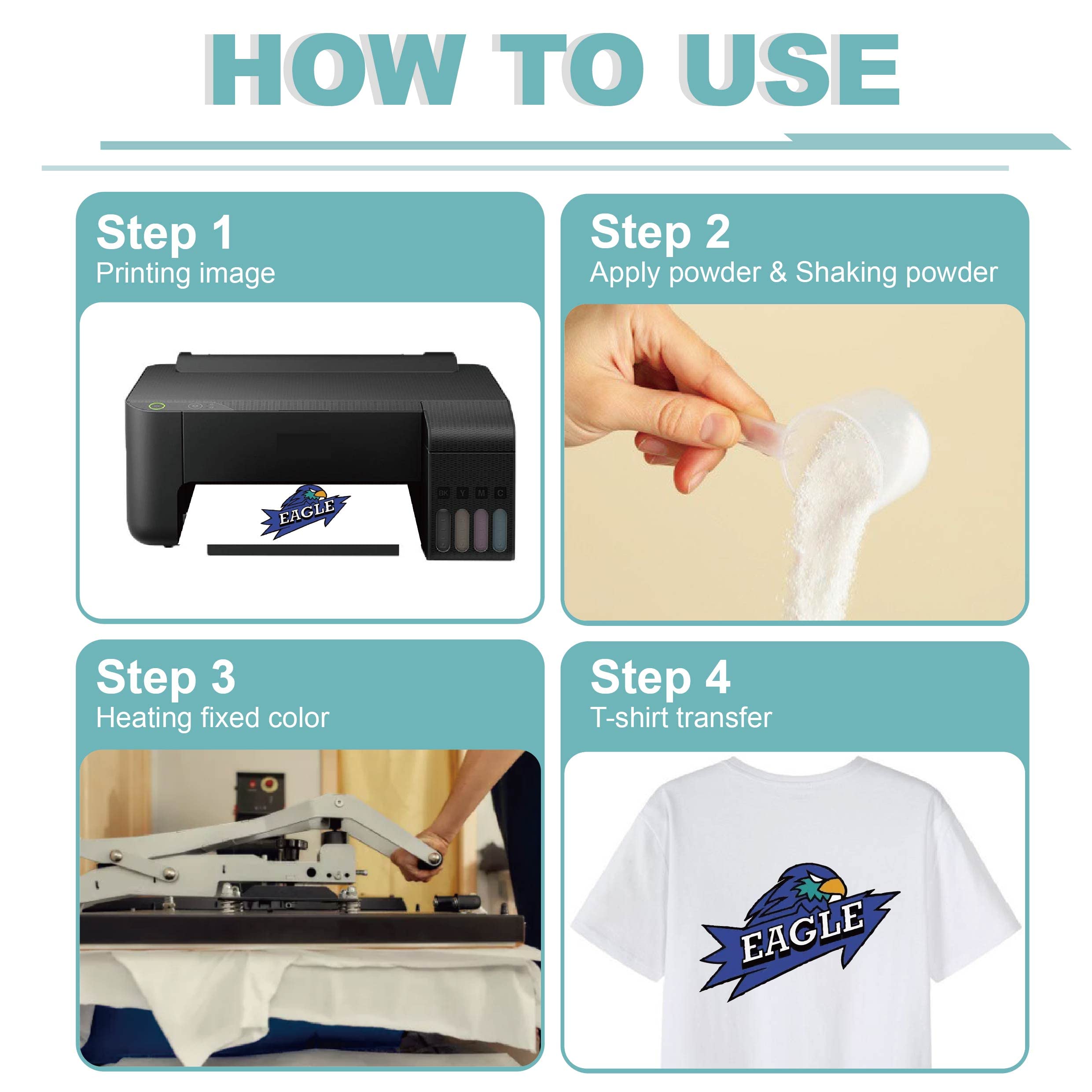 Godora DTF Powder White Digital Transfer Hot Melt