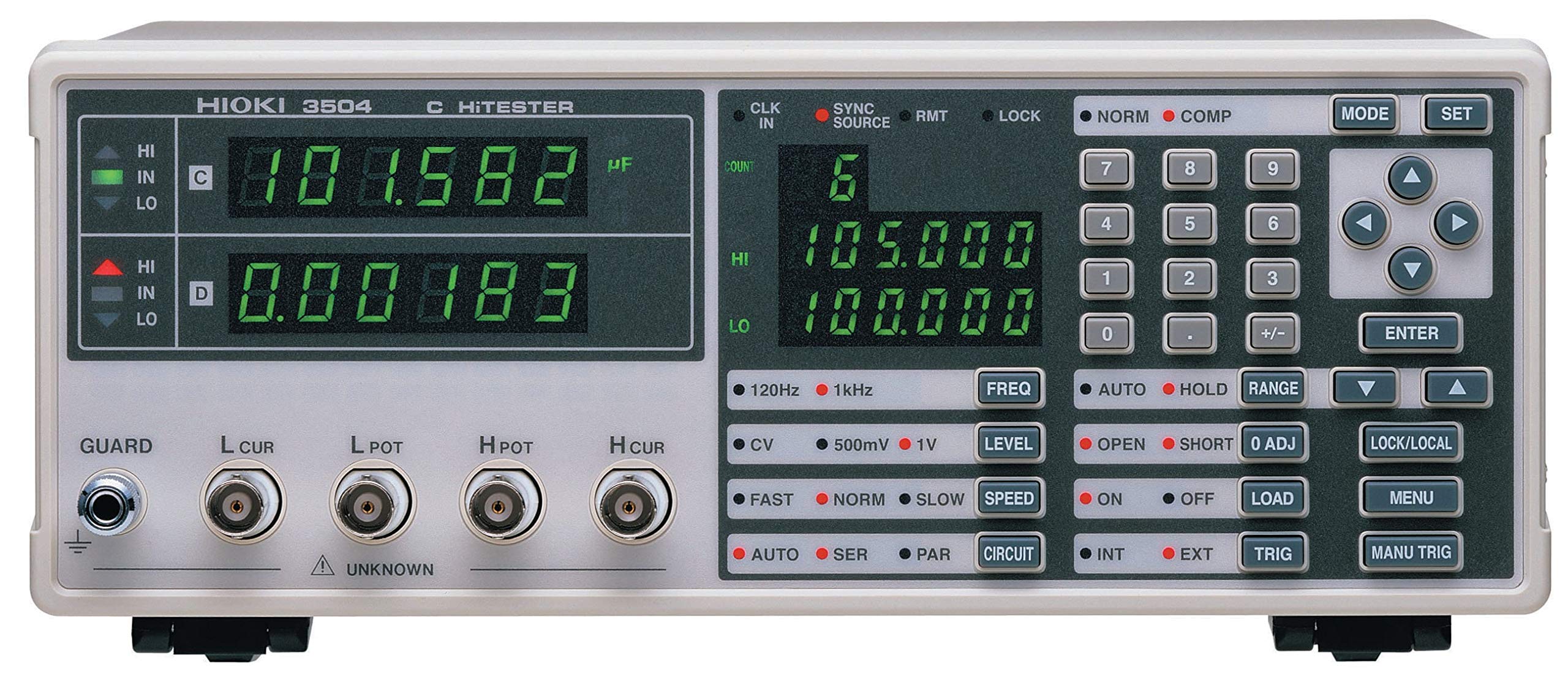 Hioki 3504-60 C Hi-Tester (120Hz and 1kHz) with GP-IB, Binning, Contact