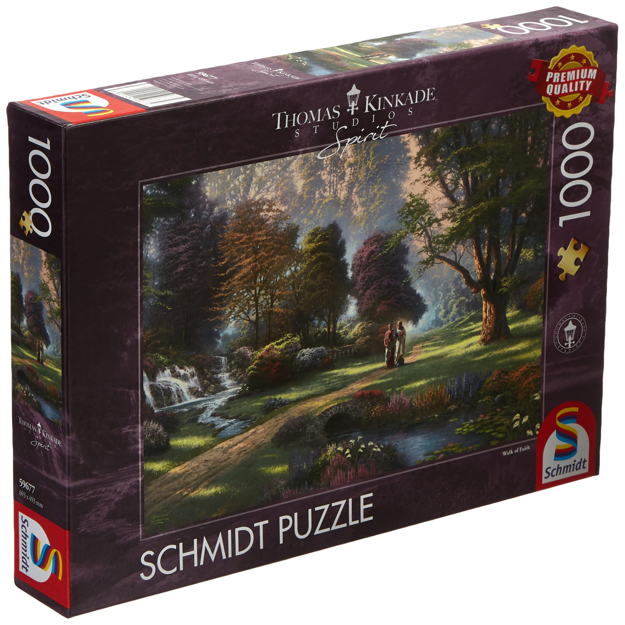 Schmidt | Thomas Kinkade: Spirit Walk of Faith - 1,000 -Piece | Jigsaw Puzzle | Ages 12+ |