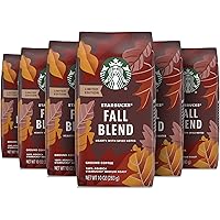 Starbucks Ground Coffee — Medium Roast Coffee — Fall Blend — 100% Arabica — 6 bags (10 oz)
