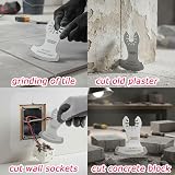 XXGO 4 Pcs Oscillating Multi Tool Diamond Blades Grit Grout Removal XG4004DU view 3