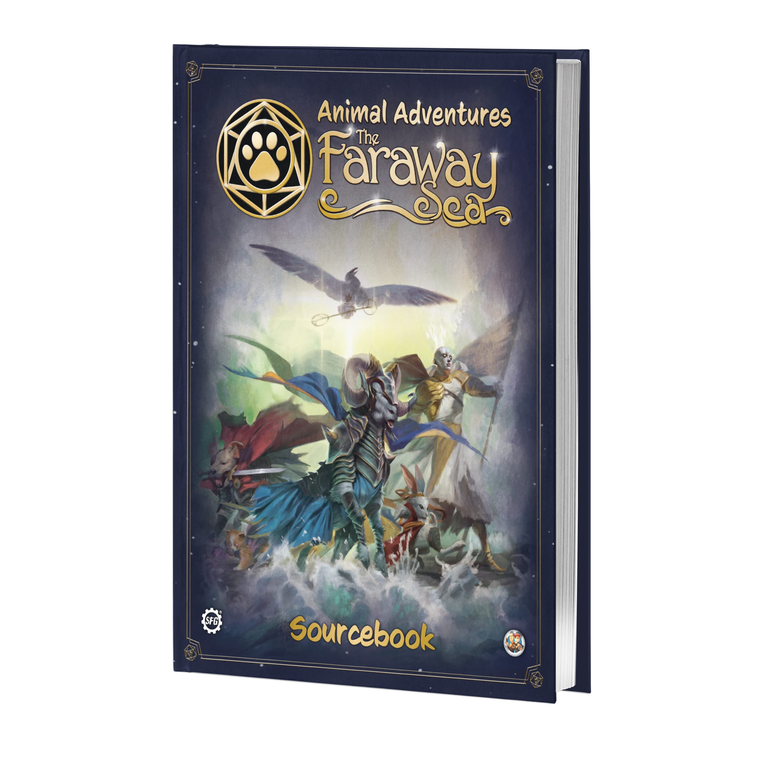 Animal Adventures: The Faraway Sea Sourcebook - Beginner’s Roleplaying Game Master RPG Rule Book with Stats, New Characters, 5 Immersive Adventures, and Encounter Maps — image 1