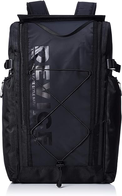 Amazon Co Jp デバイス ダブルジップ リュック リュックサック バックパック メンズ 大きい バッグ ナイロン 15l 男性 Device ブラック ブラック シューズ バッグ