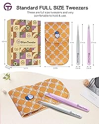 Expert Slant and Point Tip Tweezer Set with