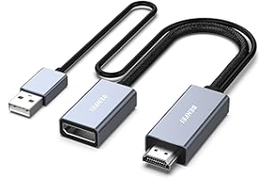 BENFEI HDMI to DisplayPort Adapter, HDMI Source to DisplayPort Monitor Compatible with PC Graphics Card Laptop PS5 Xbox One(3