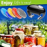 Chulovs Electric Jar Opener Black Automatic One-Touch Can Opener view 4