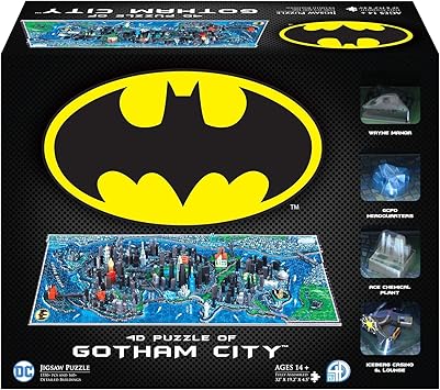 4D Cityscape 4D Batman Gotham City Time Puzzle (1000 Piece)