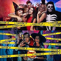 Halloween Decorations Caution Tape, 2Inch x 82Feet
