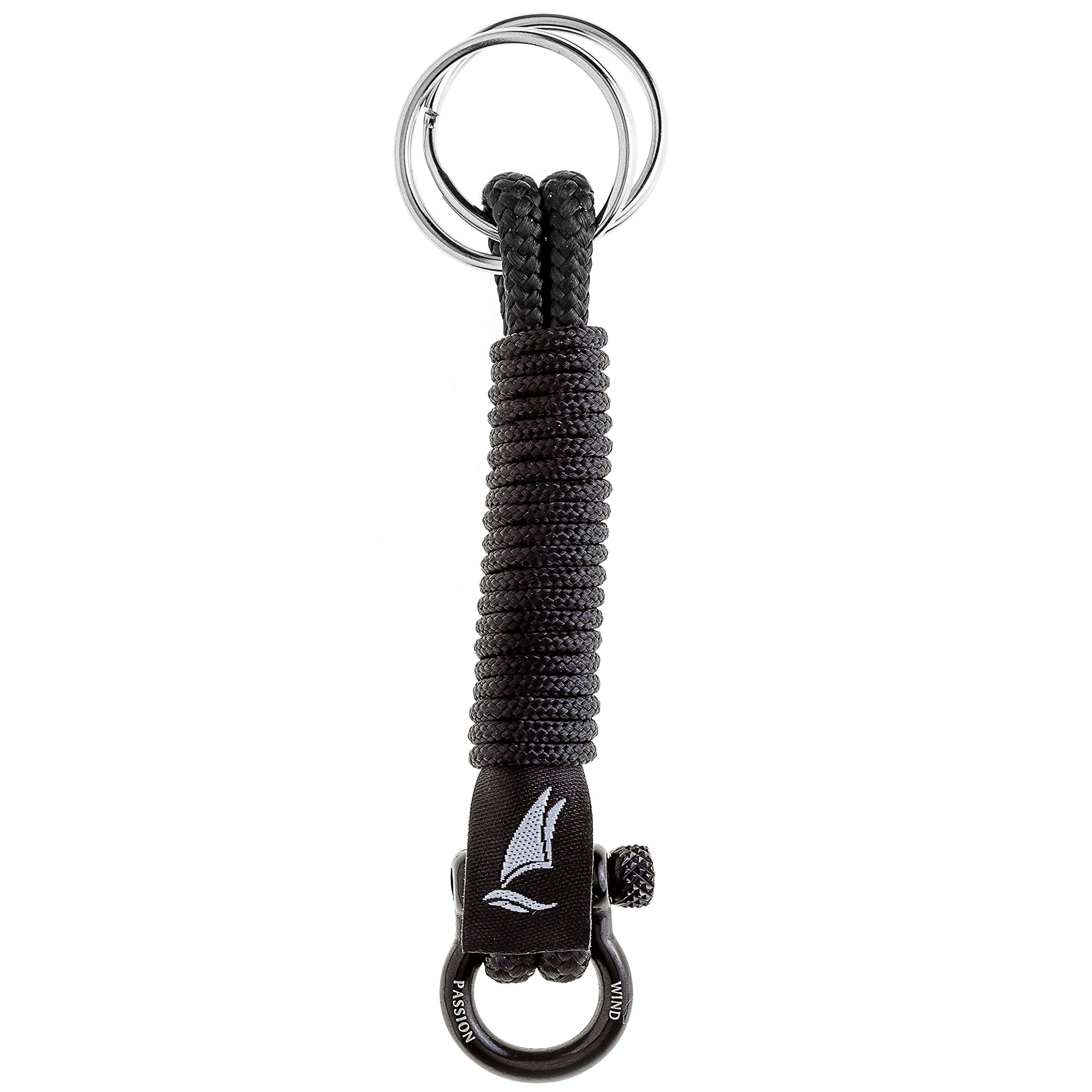 Wind Passion - Paracord Nautical Keychain for Men & Women Who Love Adventures | Handcrafted Braided Rope Keychain