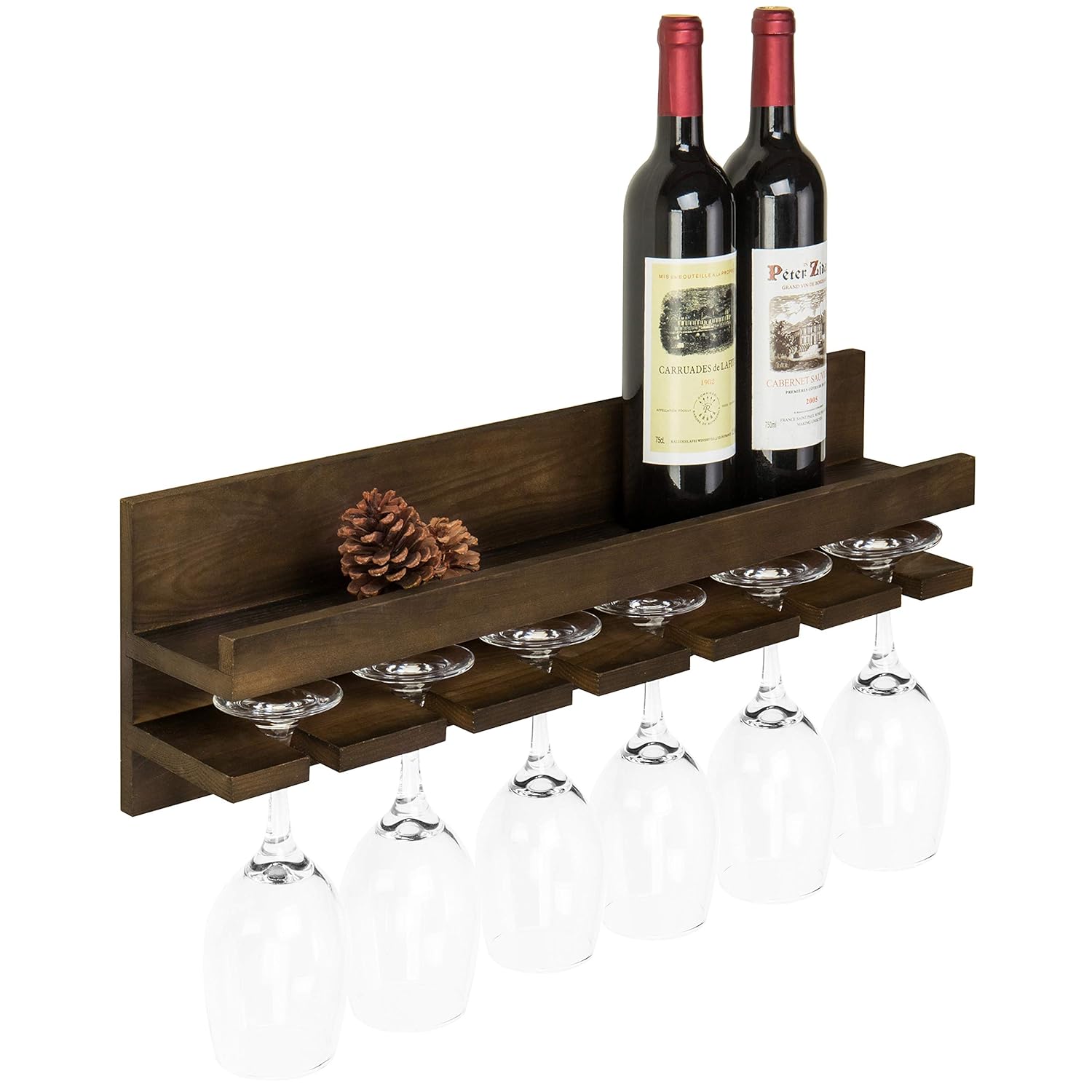 Best Wine Rack Rustic Liquor Cabinet Wall Shelf