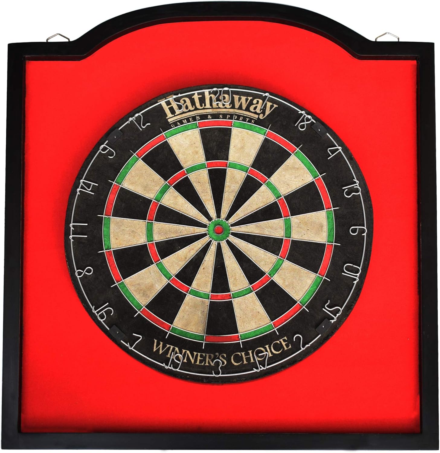 Dart Backboard with 1-in Wood Frame : Sports & Outdoors