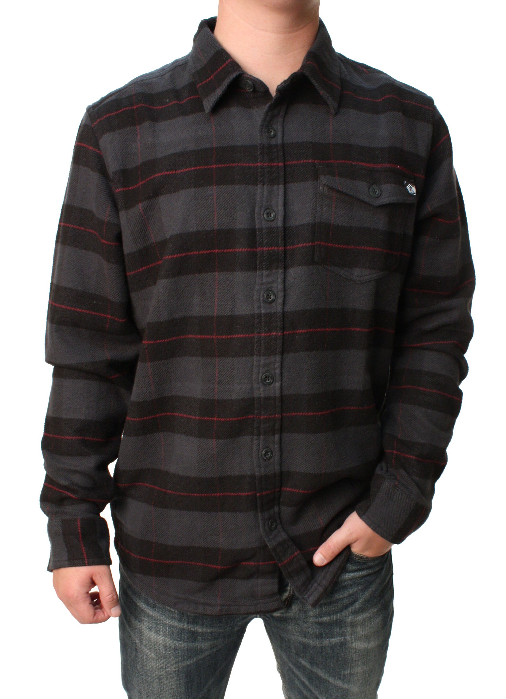 Metal Mulisha Men's Ripper Flannel Jacket-2XL black