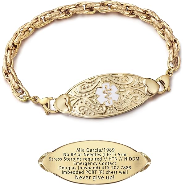 Free Medical Id Bracelets For Adults Lauren's Hope Medical