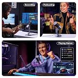 UGREEN USB Microphone 24bit/96KHz RGB Cardioid Condenser PC Mic view 6