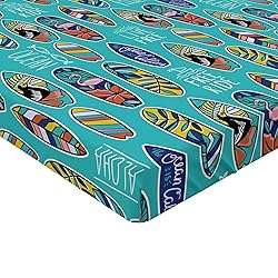Ambesonne Surfboard Fitted Sheet, Aloha Hawaii Live