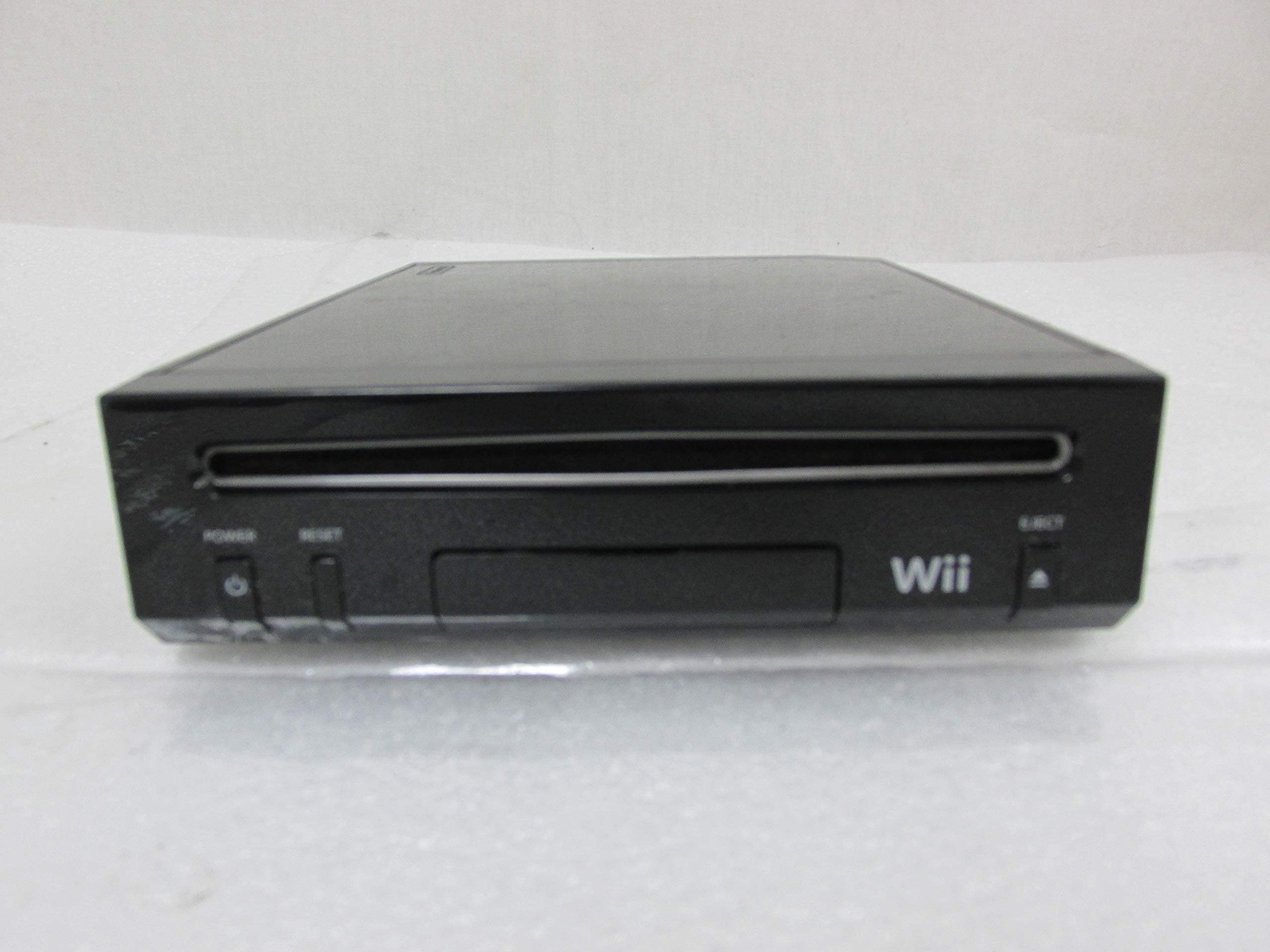 Nintendo Wii Console Black with Wii Sports (Model RVL-001 with Gamecube ports)