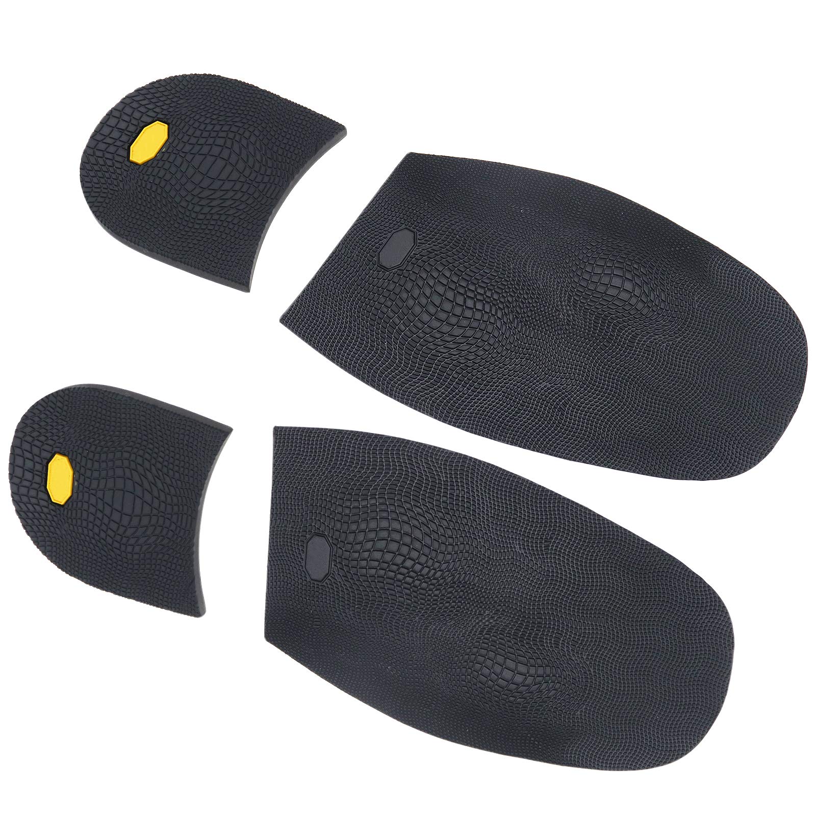 OTOTEC Black Rubber Anti-Slip High Heel Shoes Sole Grip Protector Pads for Men And Women