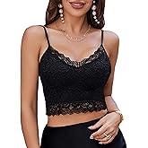Avidlove Lace Bralette for Women Spaghetti Strap Tank Top V Neck Slim Basic Camisoles