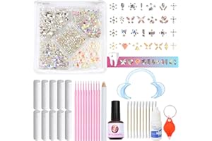 MYYKO Tooth Gem Kit DIY Fashionable Jewelry kit, 500 Pieces Shining Crystals for Starter