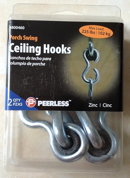 Amazon Com Porch Swing Ceiling Hooks 2 Pcs Per Pack Garden