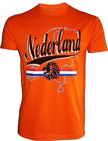 maglietta arancione uomo