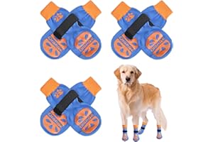 BEAUTYZOO Anti-Slip Dog Socks,Dog Shoes for Hot/Cold Pavement,Paw Protectors with Grips 3 Pairs for Puppy Small Medium Large Senior Old Dogs,Dog Socks to Prevent Licking and Hardwood Floor Protection
