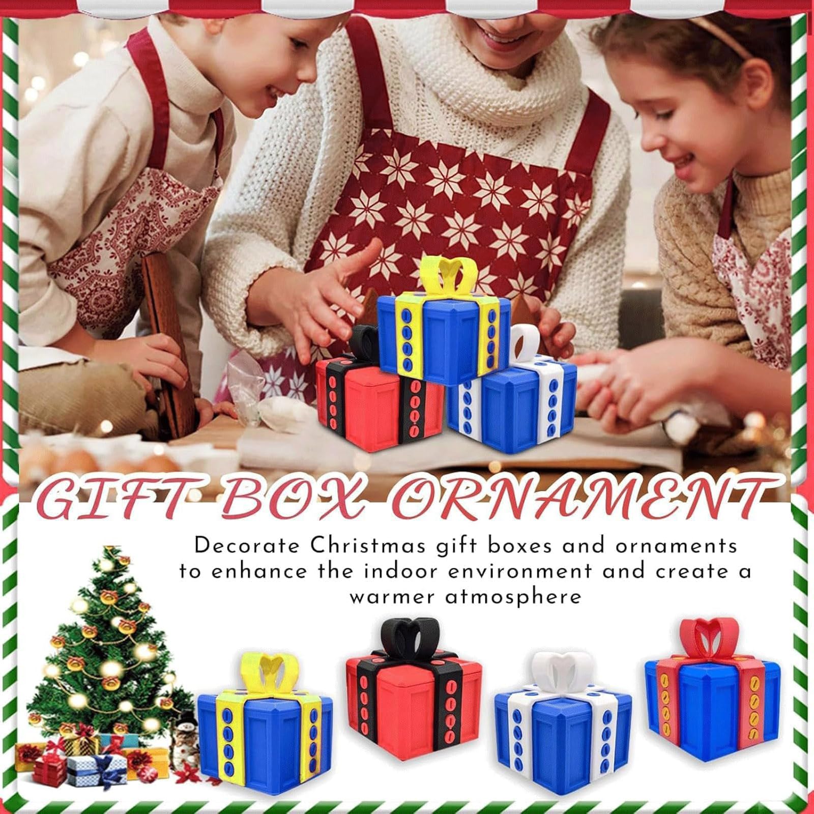 Really Annoying Gift Box with Twist Storage and Assorted Colors,Prank Screw Box,3D Printed Really Annoying Gift Box with Screws, Novelty Gift Wrap Box Prank Gift Box For Christmas (A02)