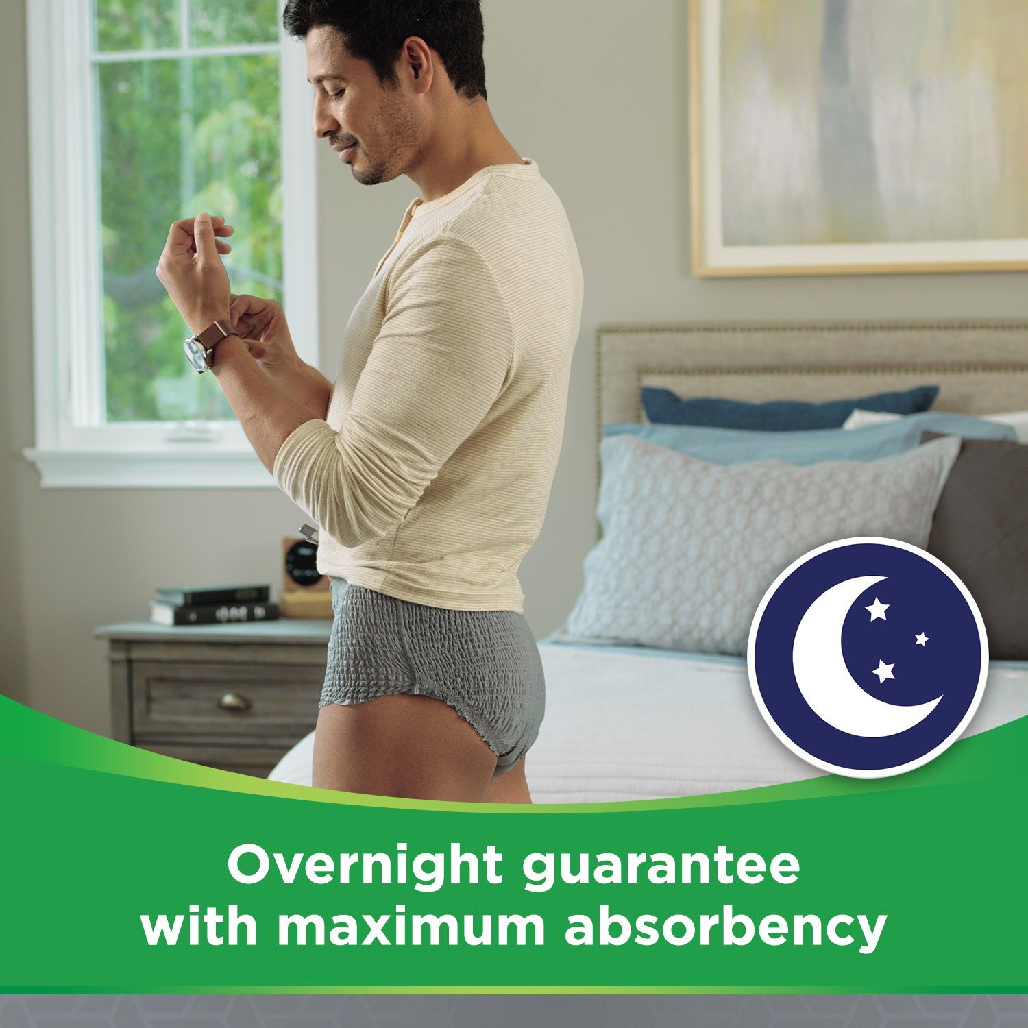 Depend Comfort Protect Incontinence Pants for Men, Large/ExtraLarge