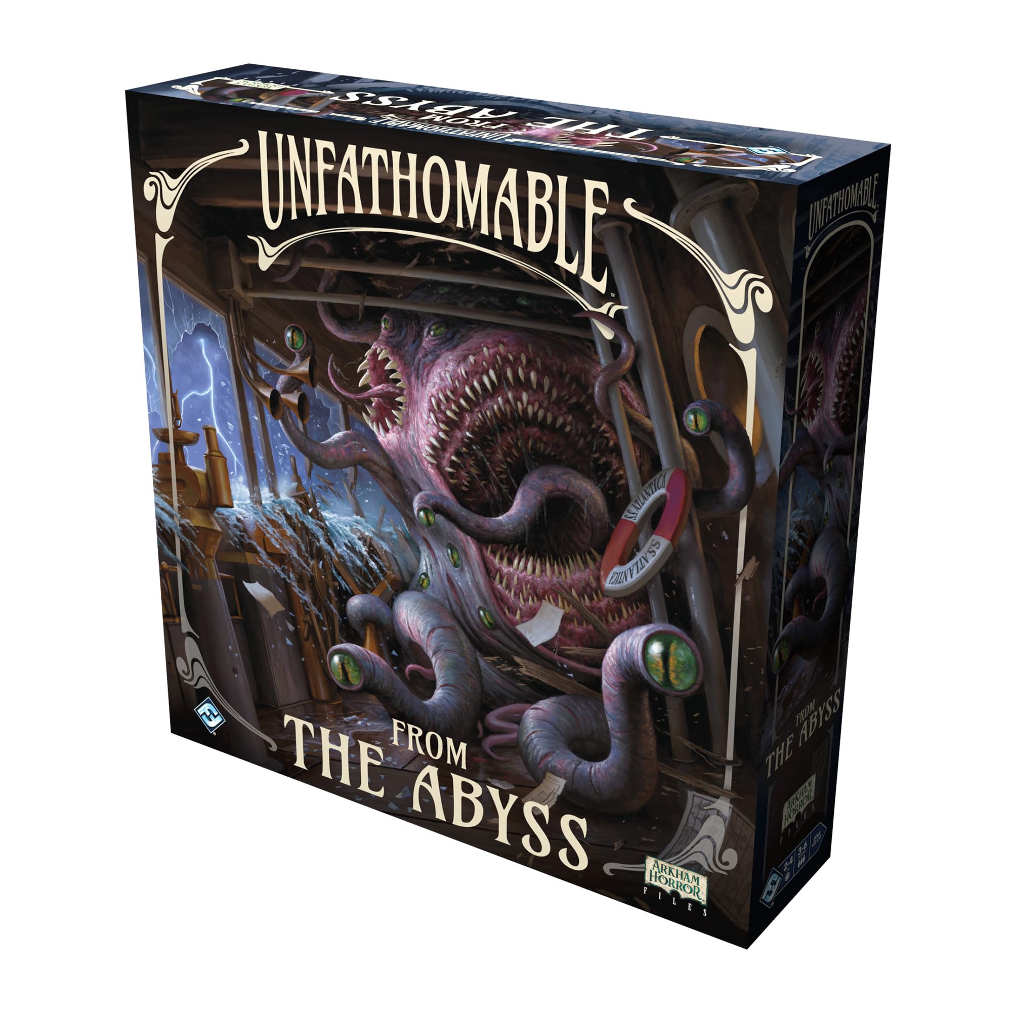 Fantasy Flight Games | Unfathomable: From The Abyss Expansion | Board Game | Ages 14+ | 3-6 Players | 2-4 Hours Playing Time