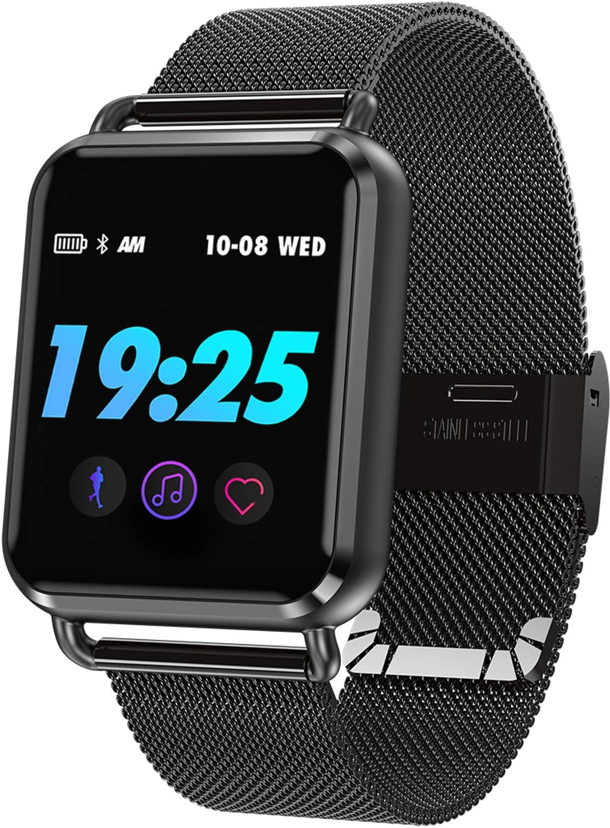 Smart Watch Color Touch Screen Pedometer Heart Rate Monitor Blood Pressure Activity Tracker Sleep Monitor Camera Bluetooth Sport Fitness Tracker