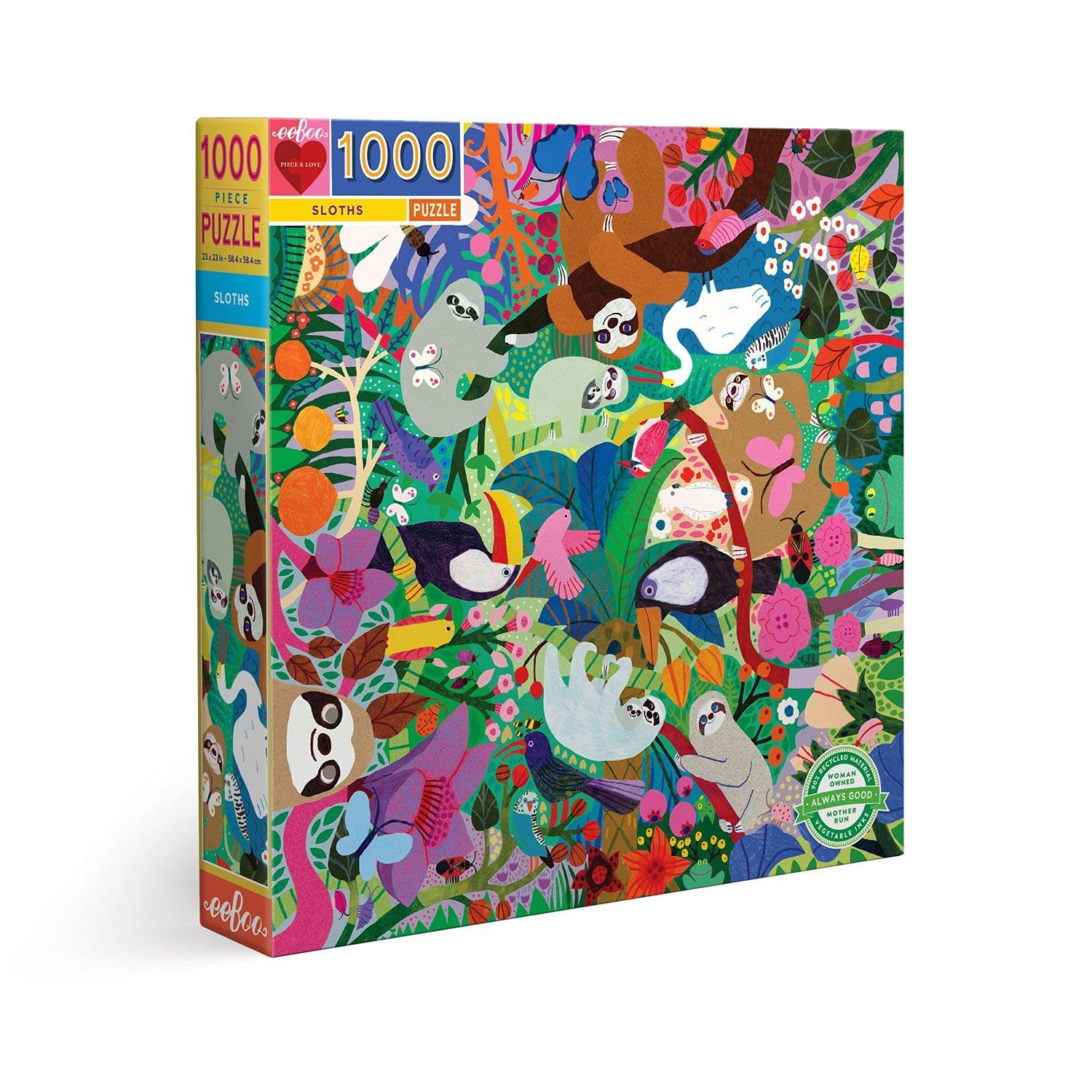 Eeboo Sloths - 1008 piece — image 1
