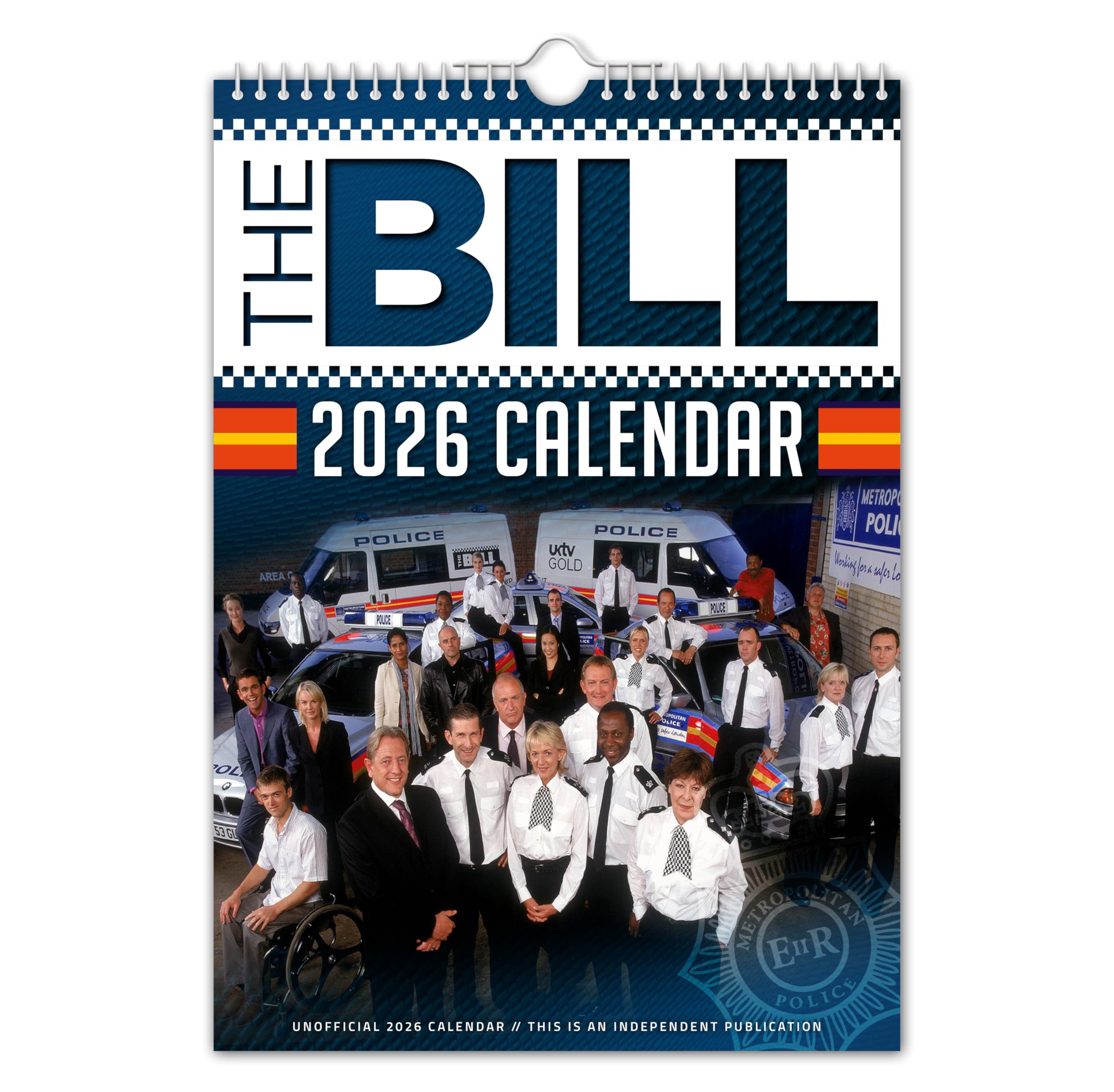 The Calendar King // The Bill - A4 Size 2026 Wall Calendar