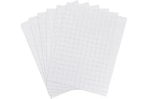 SAVITA 6pcs Canvas Sheets Aida, Clear Mesh Embroidery Screen for DIY Cross Stitch Crafts (13.1x10.2 inch)