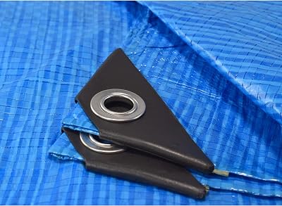 Cost Wise 4M x 8M Tarpaulin Sky Blue - Waterproof Ground Sheet Shelter Tarp