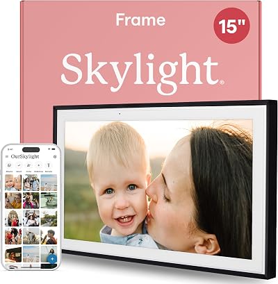 Skylight 15 Inch WiFi Digital Photo Frame with Touch Screen Load from Phone