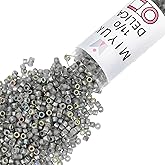 Miyuki Delica Seed Beads – Size 11/0 (1.6 mm), DB2203, Vitrial Matte, 7.2 g, Approx. 1440 Beads, Made in Japan