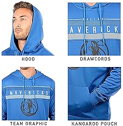 Ultra Game NBA Men's Fleece Midtown Pullover