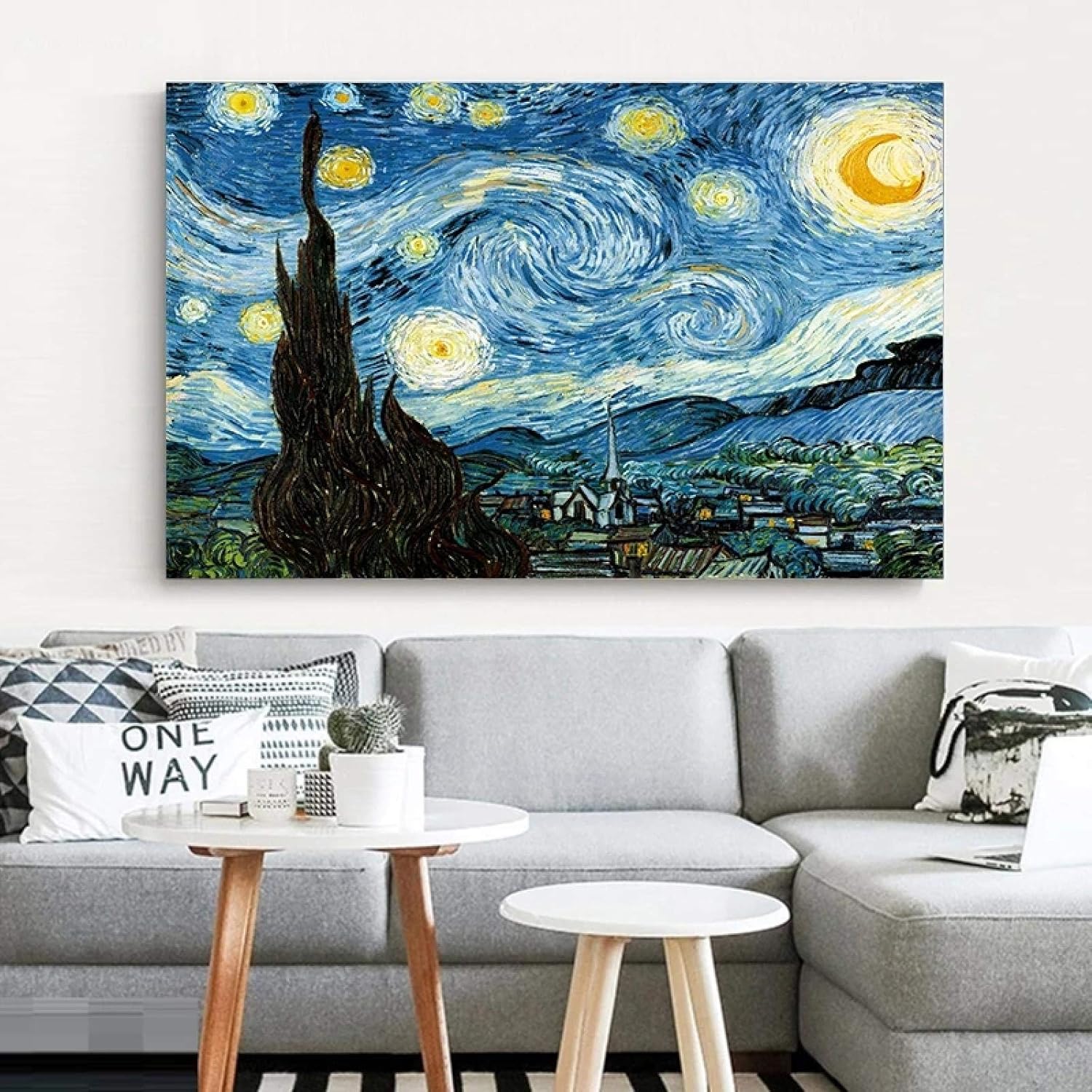 Geometric Poster Abstract Canvas Painting Arch Art Print