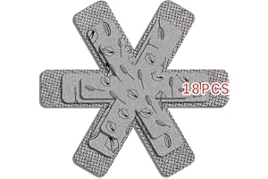 ANPUIMULT 18 PCS pan Protectors for Stacking,Set of 3 Different Size 11/14/15 inches，pan separators Protectors ，Pot Pads Anti-Slip to Avoid Scratching or Marring When Stacking