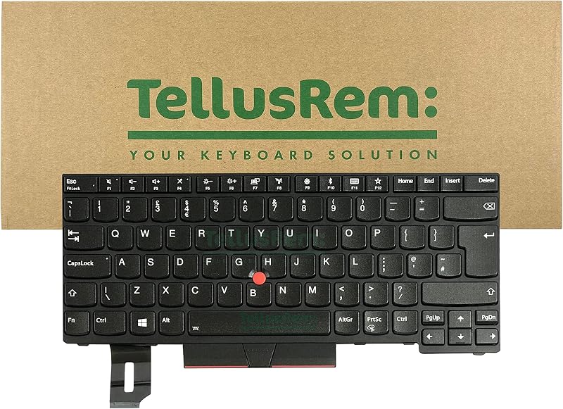 TellusRem UK Backlit Keyboard for Lenovo Thinkpad T480s T490 E490 L480 L490 L380