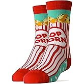 JYinstyle Kids Novelty Funny Food Crew Socks, Crazy Silly Cool Cotton Dress Socks for Boys and Girls