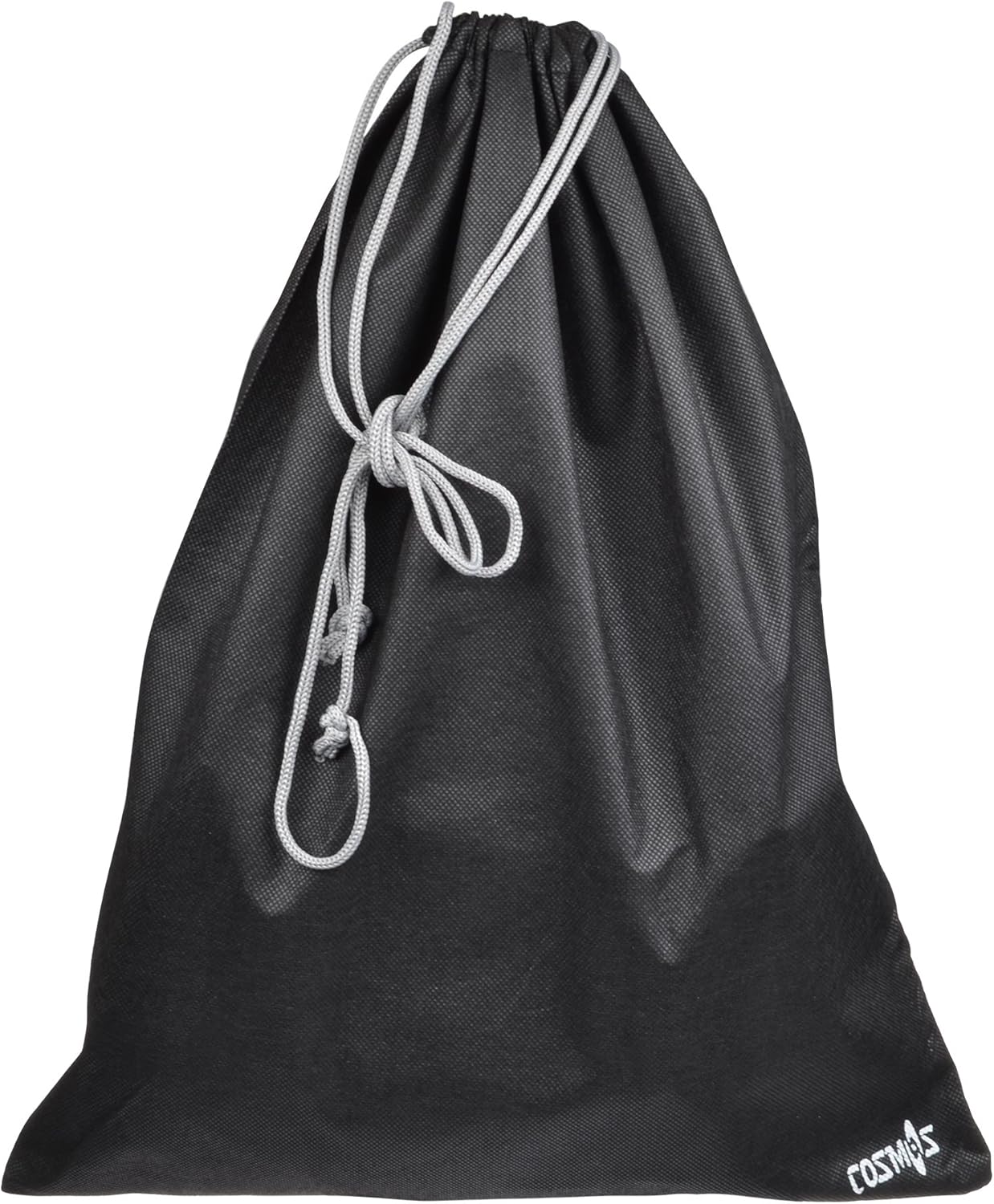 Cosmos 10 PCS Non-Woven Drawstring Shoe Bags, 13-3/4 x 11 inches & 17-1/2 x 13-1/2 inches (Black and Hot Pink): Home & Kitchen