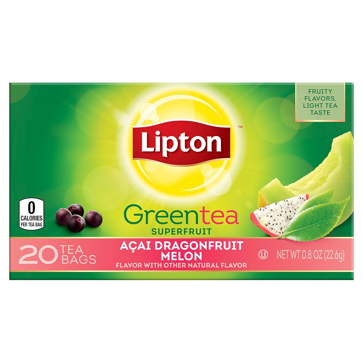 Lipton Green Tea Citrus Caffeine