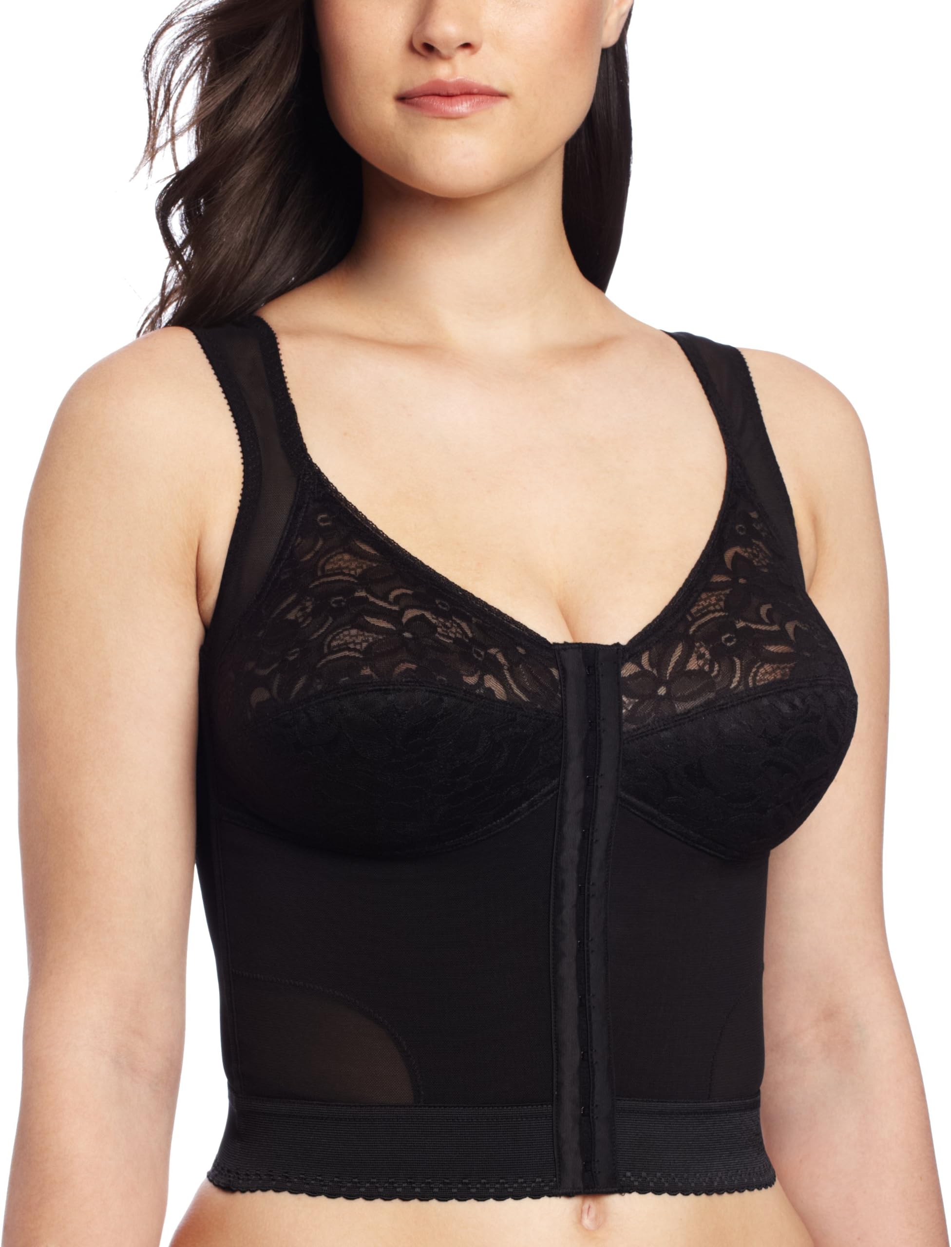 CarnivalWomen's Front-Closure Longline Posture Back Support Bra