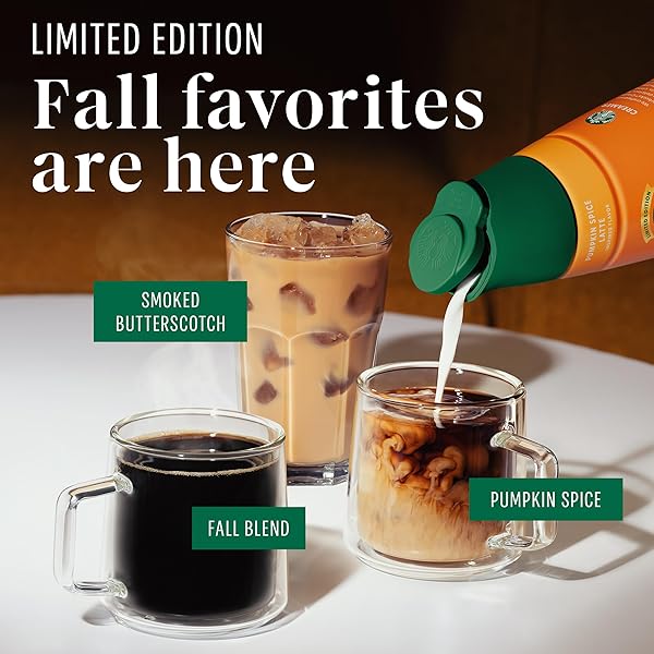 STARBUCKS K-CUP COFFEE PODS, SMOKED BUTTERSCOTCH FLAVORED COFFEE FOR KEURIG BREWERS, 100% ARABICA, LIMITED EDITION, 1 BOX (10 PODS)