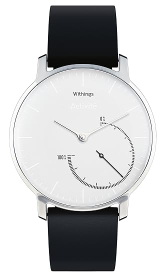 Withings Activité Steel - Smartwatch mit Aktivitäts- und Schlaftracker - Mineraglas & Edelstahl