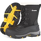 Nextpath Women's Snow boots Winter boots For Women Waterproof Insulated Ladies Black Winter Ankle Boots 2025 Cute Hiking Work Boots For Women 8 Inch