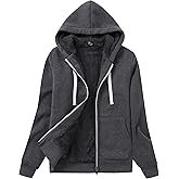 GEEK LIGHTING Womens Zip Up Hoodie Fleece Lined Jacket Sherpa Lined Sweatshirt Warm Winter Fashion Coat for Women