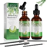 IFUDOIT Rosemary Oil for Hair Growth 2 Pack 60ml Set with Brushes view 1
