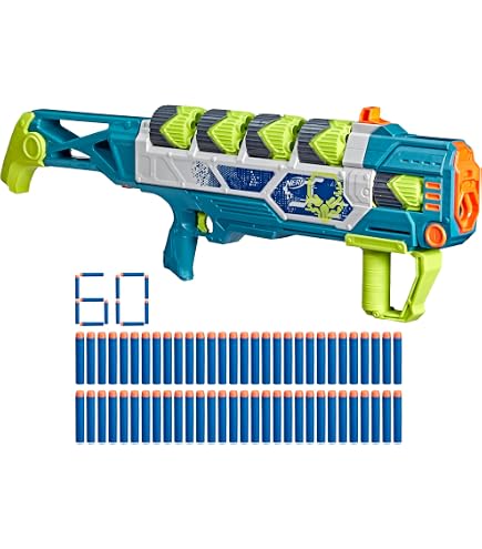 Amazon.com: NERF N-Strike Elite Trilogy DS-15 Toy Blaster with 15